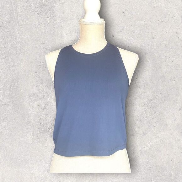 Athleta | EUC Women’s Crop Tank Size Medium M in Blue - Picture 1 of 7